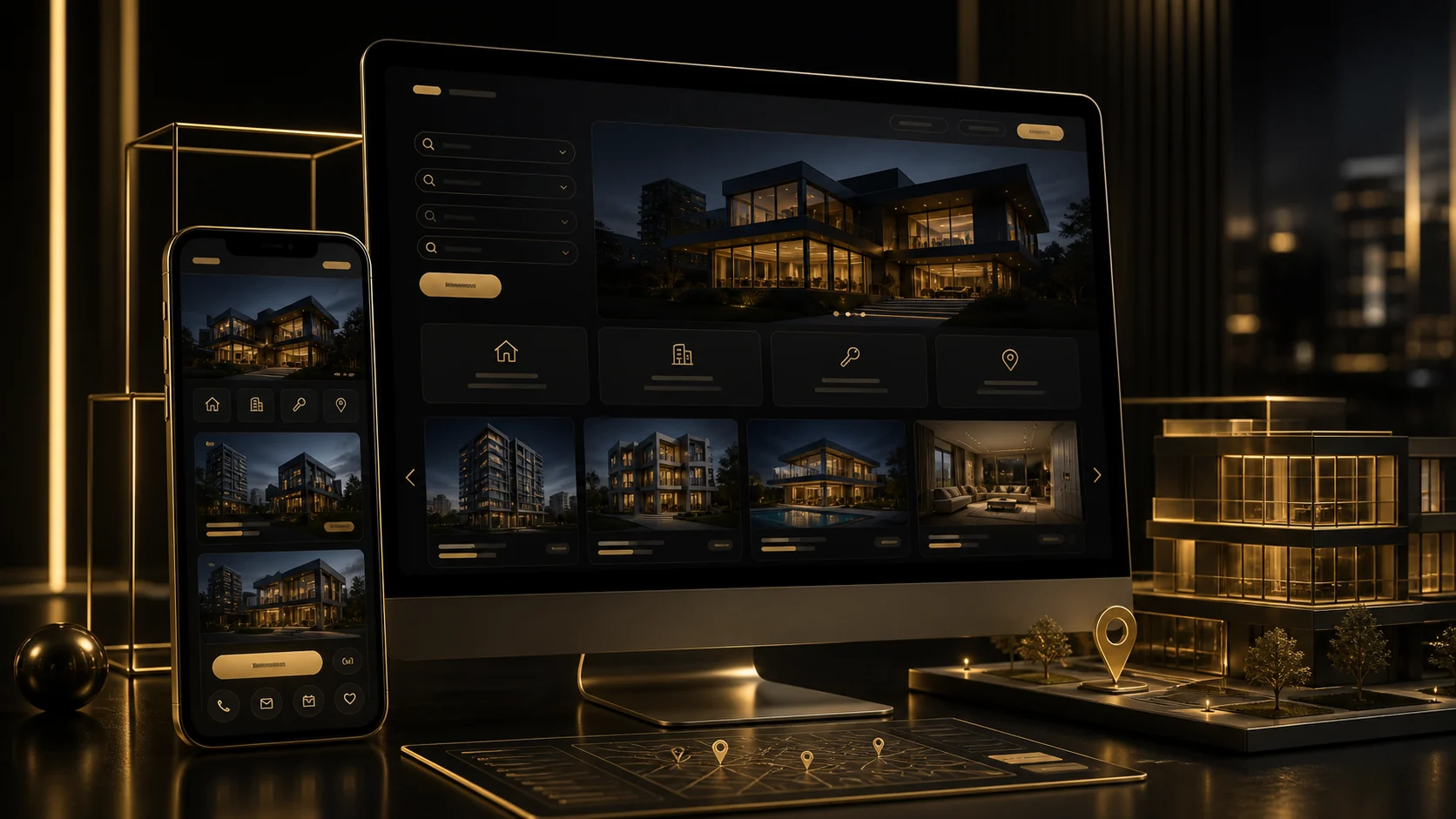 Premium Builder Project Launch premium website concept preview